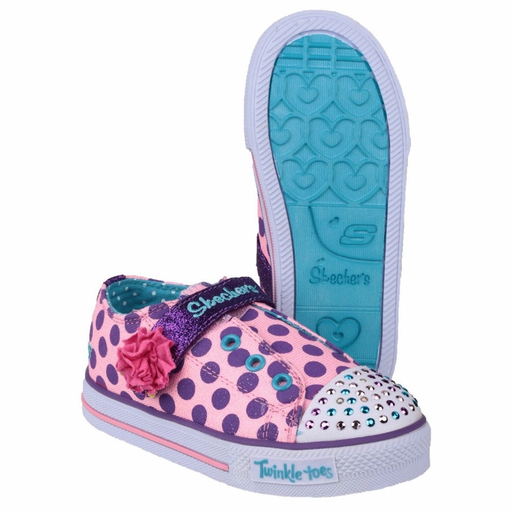 Skechers Twinkle Toes Shuffles Girls Sneakers Girls Running Shoes