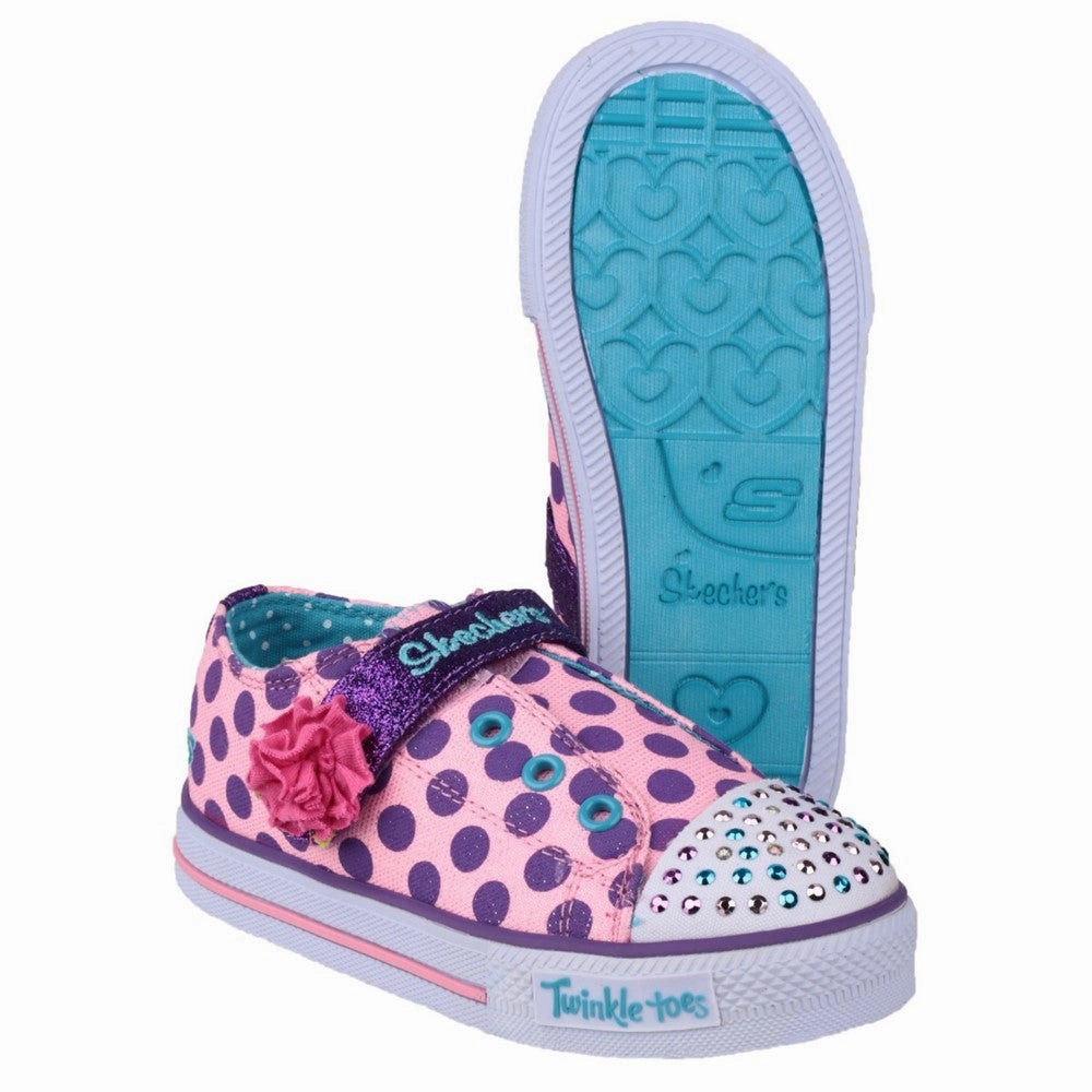 Skechers Twinkle Toes Shuffles Girls Sneakers Girls Running Shoes