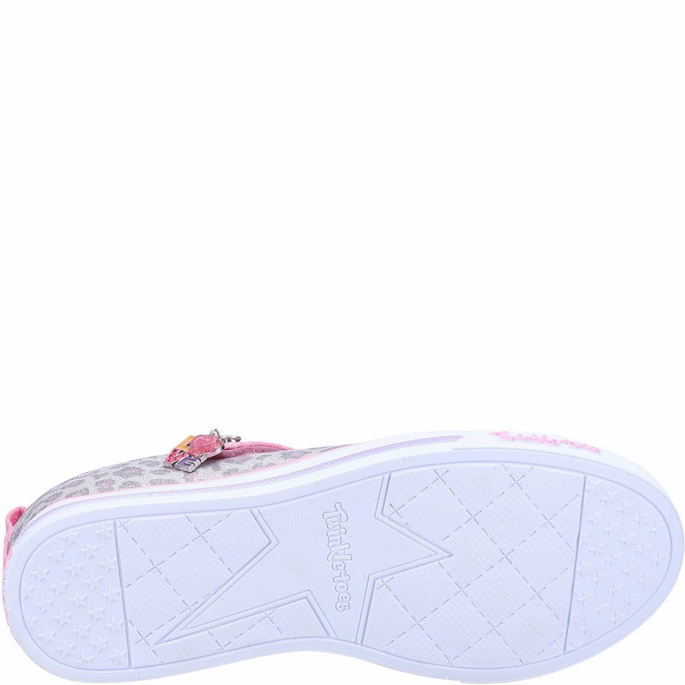Skechers Twinkle Toes: Sparkle Lite Leopard Shines Shoe Girls Sneakers Girls Running Shoes