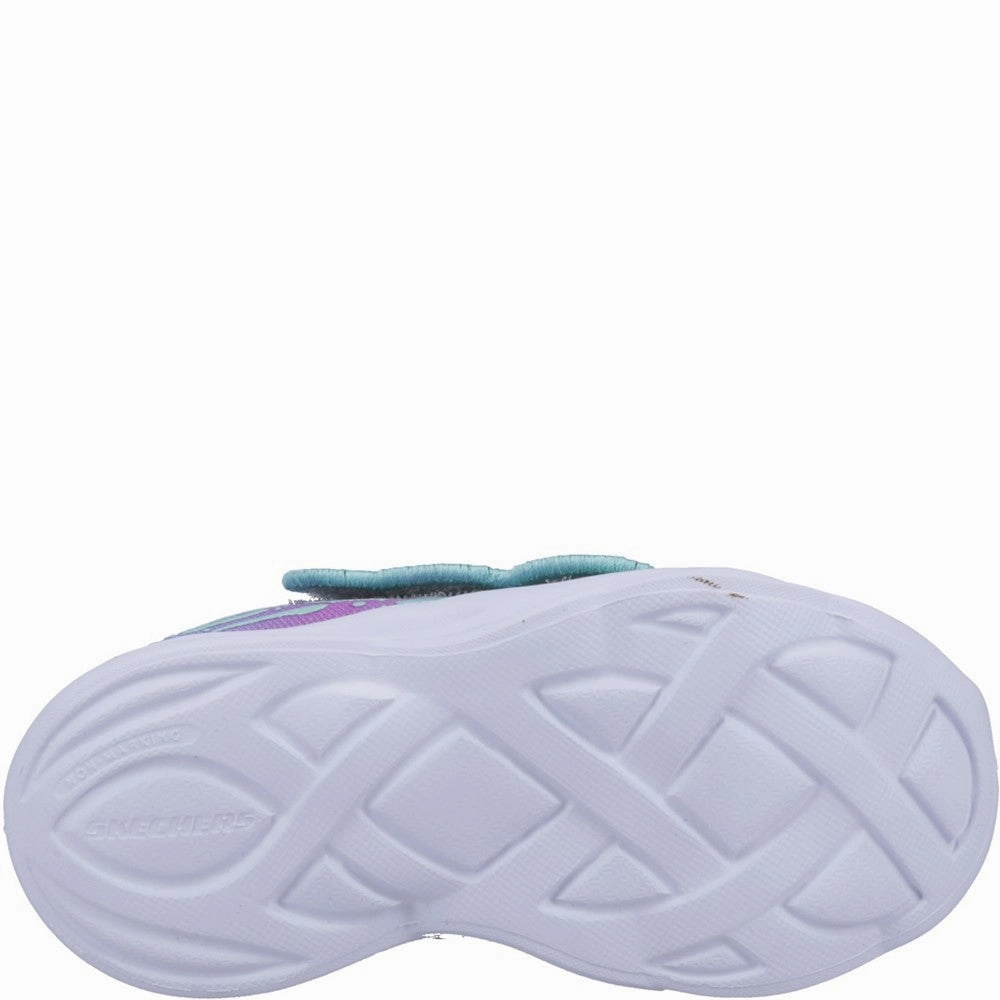 Skechers Twisty Brights Wingin' It Trainers Girls Sneakers Girls Running Shoes