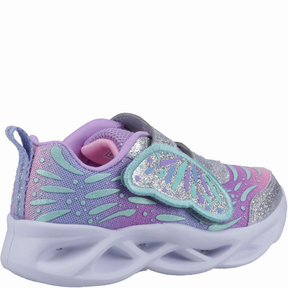 Skechers Twisty Brights Wingin' It Trainers Girls Sneakers Girls Running Shoes