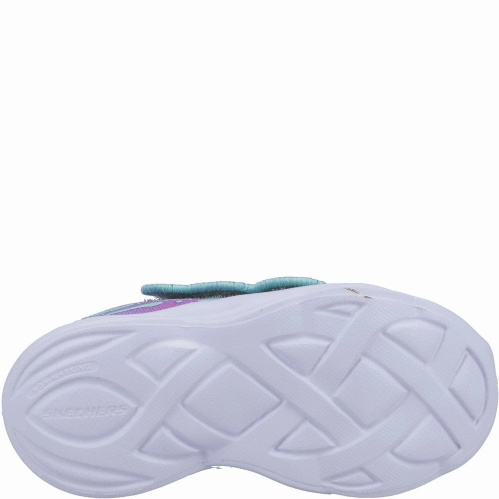 Skechers Twisty Brights Wingin' It Trainers Girls Sneakers Girls Running Shoes