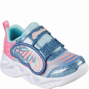 Skechers Twisty Brights Wingin' It Trainers Kids Tennis Shoes,Toddler Athletic Shoes,Youth Casual Shoes