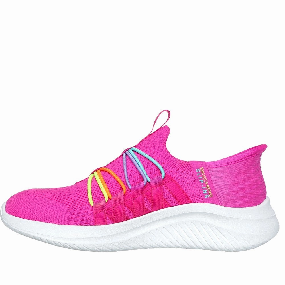 Skechers Ultra Flex 3.0 Bungee Fun Trainers Girls Sneakers Girls Running Shoes