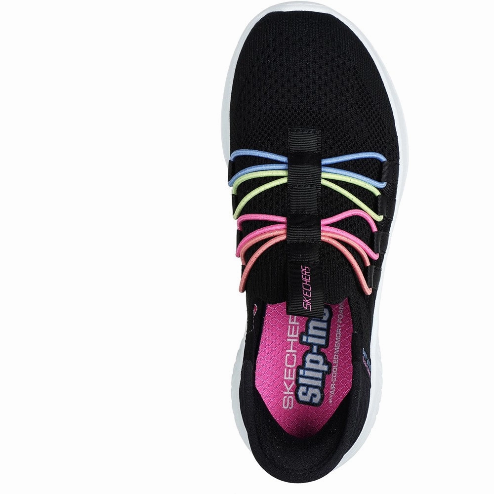 Skechers Ultra Flex 3.0 Bungee Fun Trainers Girls Sneakers Girls Running Shoes