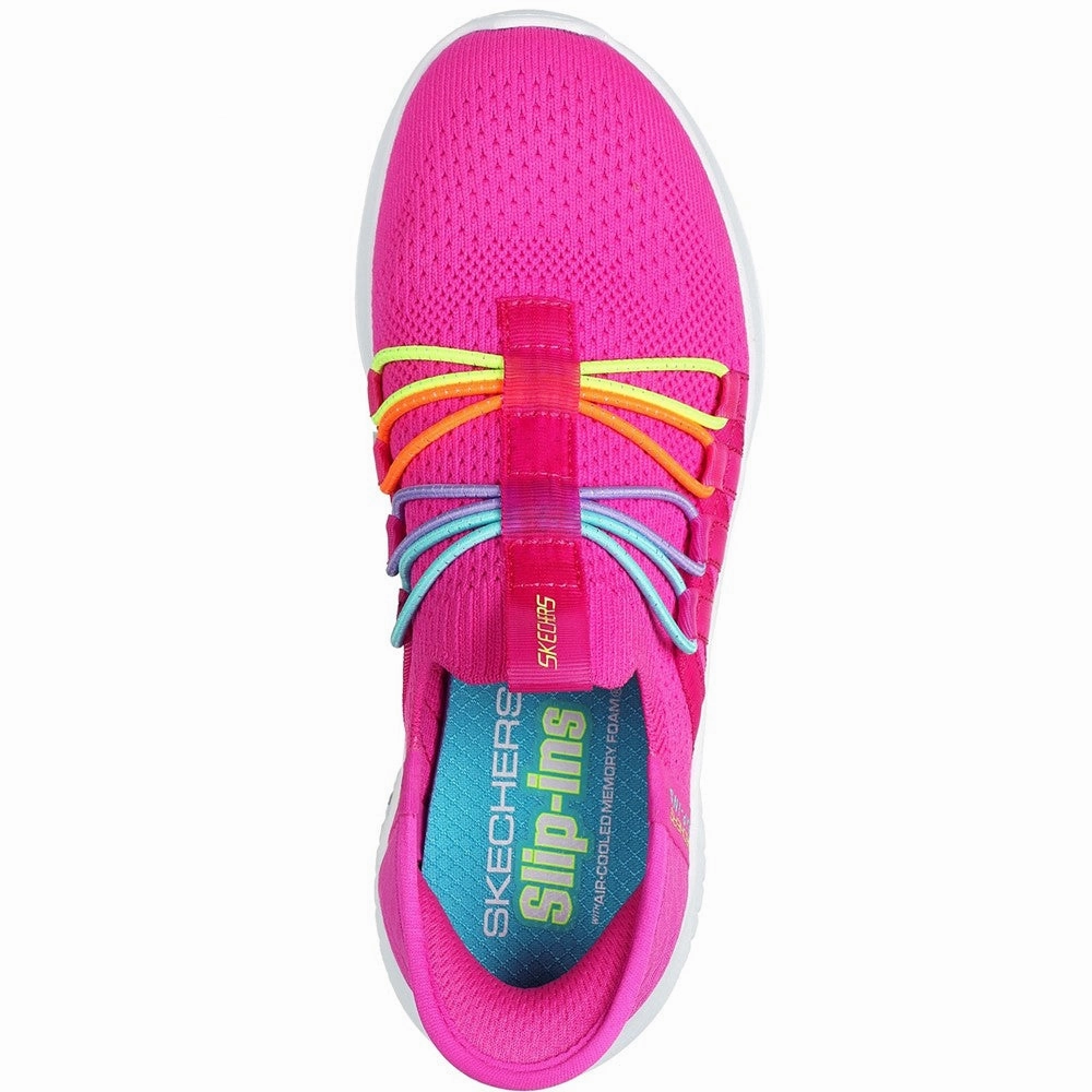 Skechers Ultra Flex 3.0 Bungee Fun Trainers Girls Sneakers Girls Running Shoes