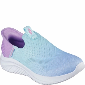 Skechers Ultra Flex 3.0 Color Boost Trainers Kids Tennis Shoes,Toddler Athletic Shoes,Youth Casual Shoes