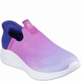 Skechers Ultra Flex 3.0 Color Boost Trainers Kids Tennis Shoes,Toddler Athletic Shoes,Youth Casual Shoes