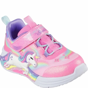Skechers Unicorn Chaser Trainers Kids Tennis Shoes,Toddler Athletic Shoes,Youth Casual Shoes