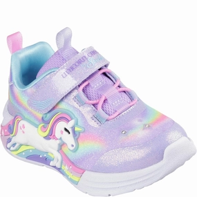 Skechers Unicorn Chaser Trainers Kids Tennis Shoes,Toddler Athletic Shoes,Youth Casual Shoes
