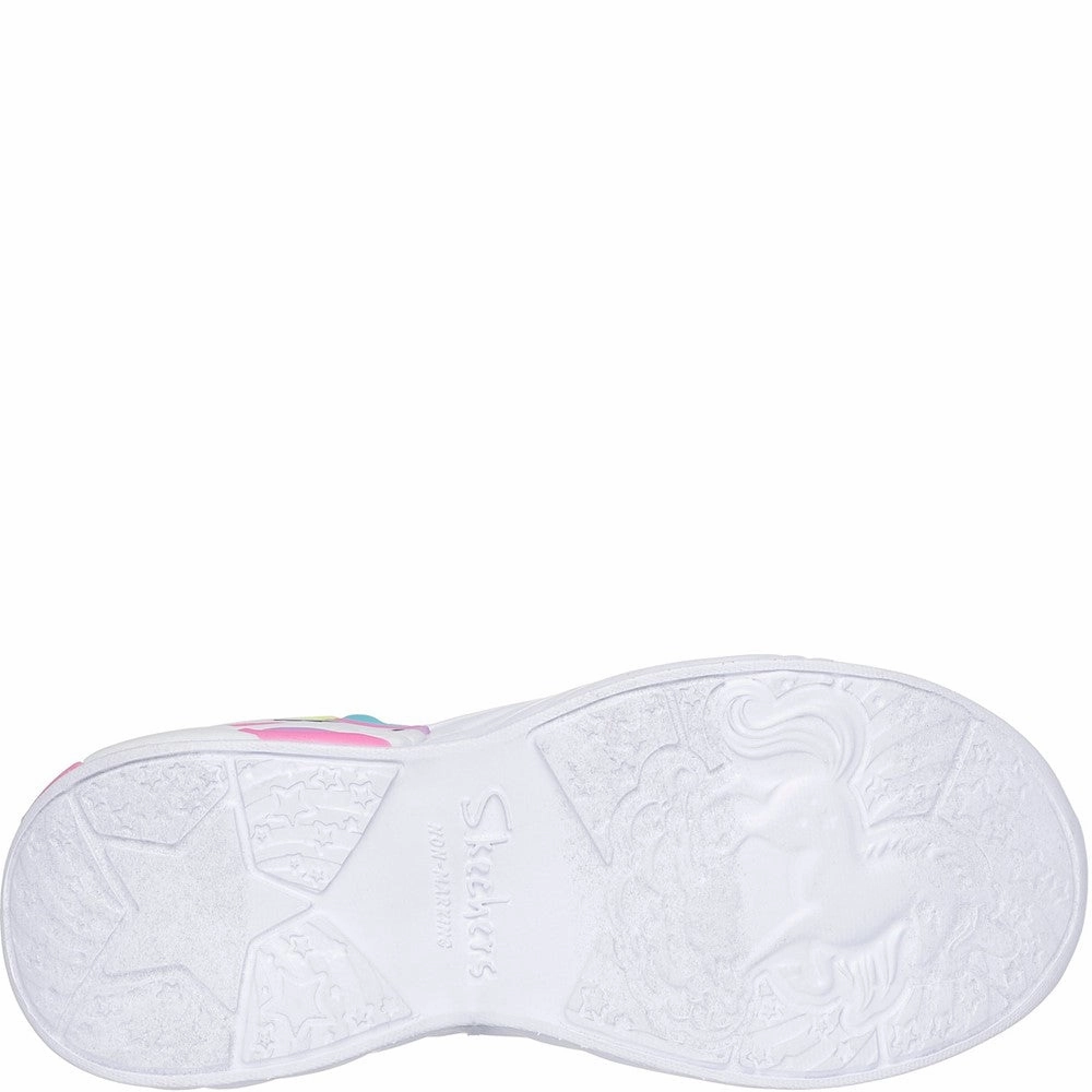 Skechers Unicorn Dreams Starry Lite Trainer Girls Sneakers Girls Running Shoes