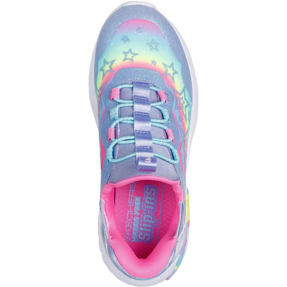 Skechers Unicorn Dreams Starry Lite Trainer Girls Sneakers Girls Running Shoes