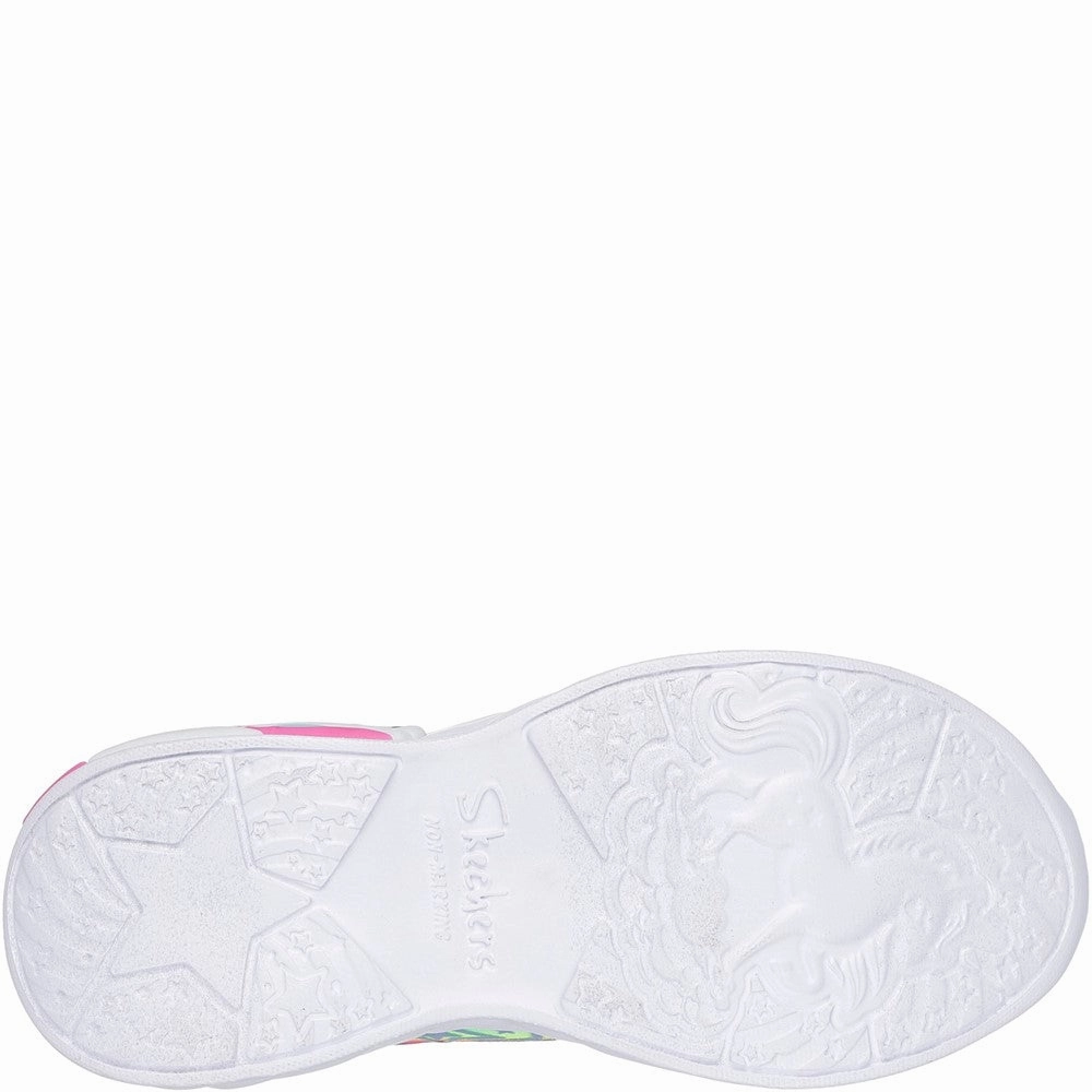 Skechers Unicorn Dreams Starry Lite Trainer Girls Sneakers Girls Running Shoes