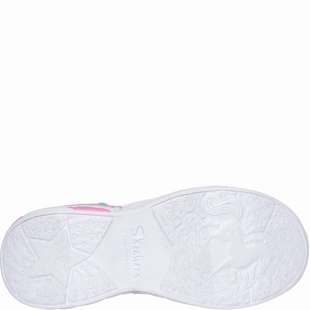 Skechers Unicorn Dreams Starry Lite Trainer Girls Sneakers Girls Running Shoes