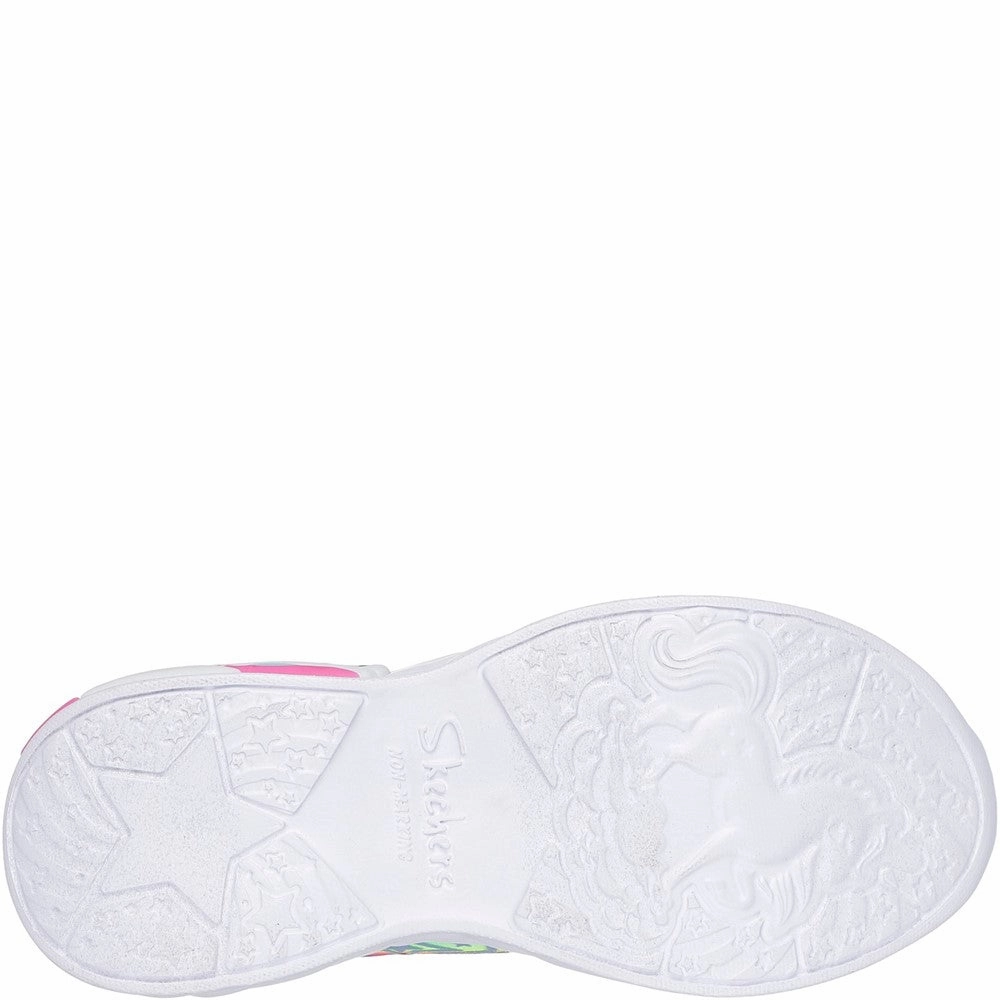 Skechers Unicorn Dreams Starry Lite Trainer Girls Sneakers Girls Running Shoes
