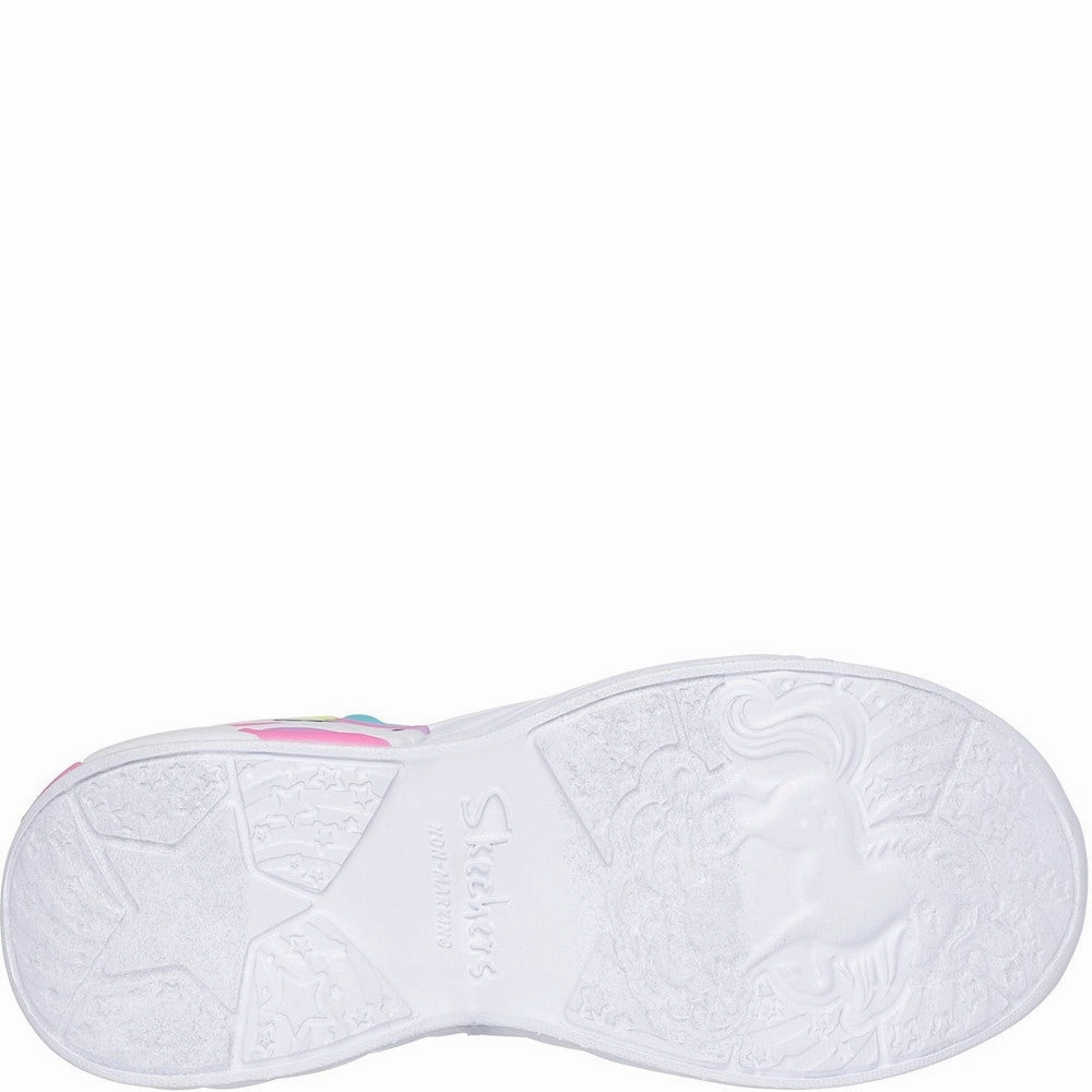 Skechers Unicorn Dreams Starry Lite Trainer Girls Sneakers Girls Running Shoes