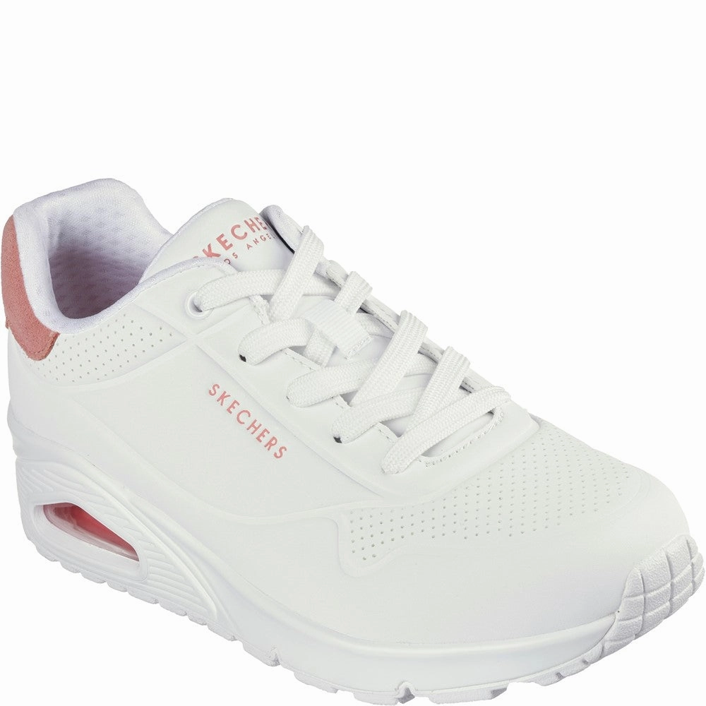 Skechers Uno - Pop Back Shoes Lightweight Running Shoes,Slip On Athletic Shoes,Breathable Workout Shoes