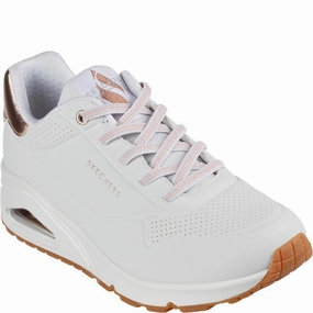 Skechers Uno - Shimmer Away Trainer Lightweight Running Shoes,Slip On Athletic Shoes,Breathable Workout Shoes