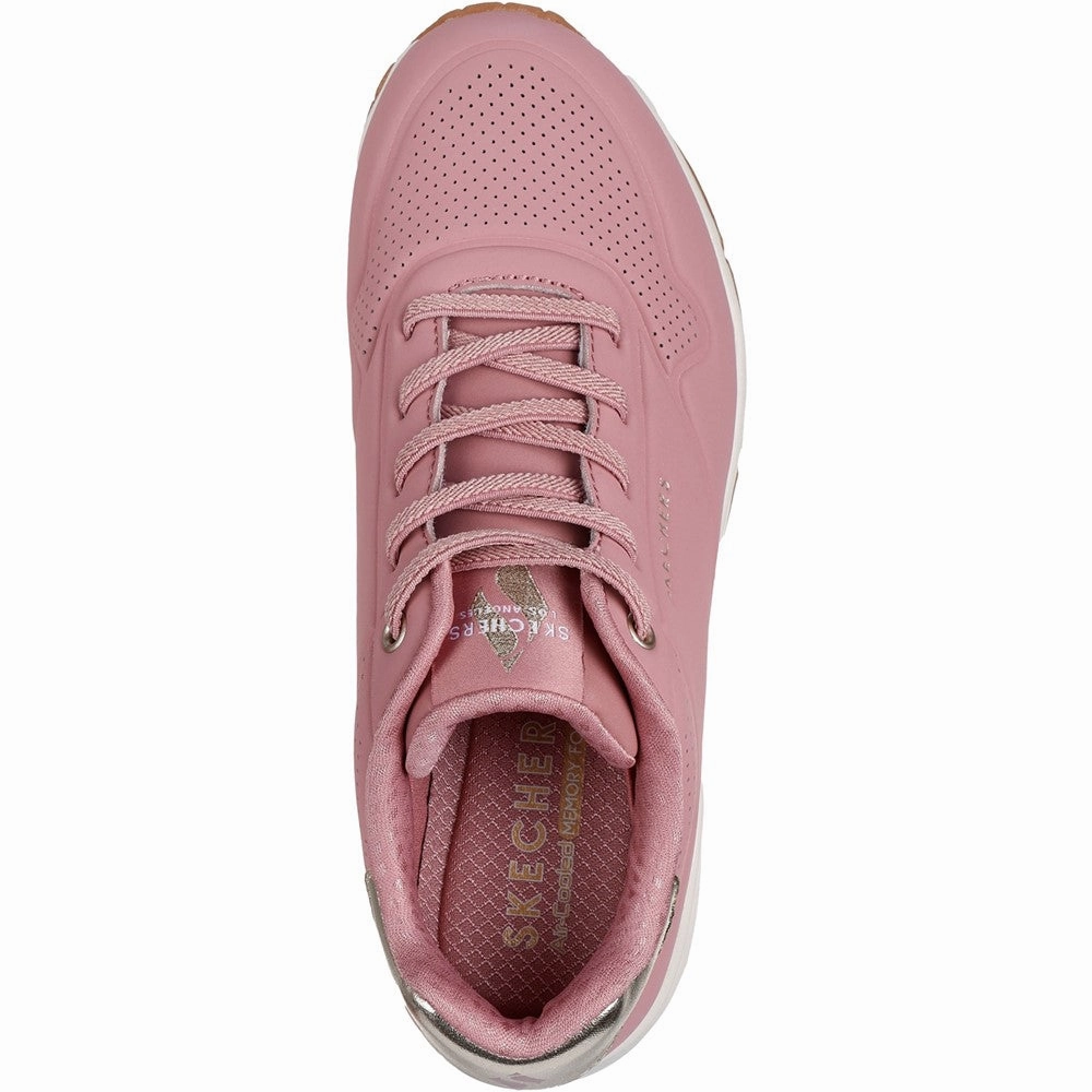 Skechers Uno - Shimmer Away Trainer Women's Sneakers Casual Walking Shoes