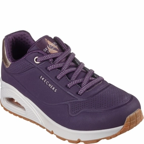 Skechers Uno - Shimmer Away Trainer Lightweight Running Shoes,Slip On Athletic Shoes,Breathable Workout Shoes