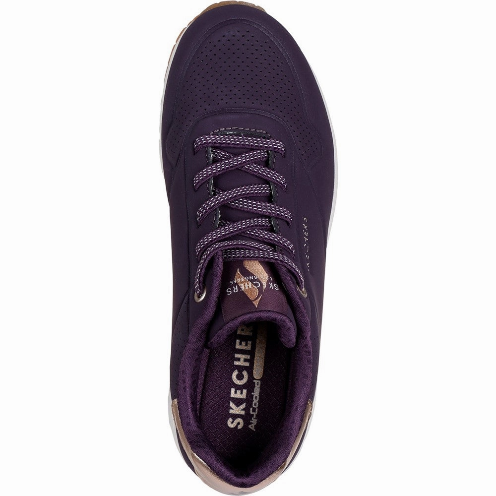 Skechers Uno - Shimmer Away Trainer Women's Sneakers Casual Walking Shoes