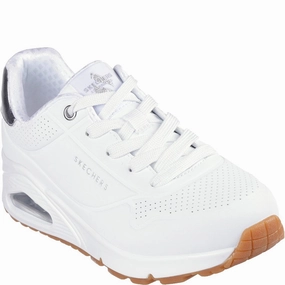 Skechers Uno Gen1 - Shimmer Away Trainer Kids Tennis Shoes,Toddler Athletic Shoes,Youth Casual Shoes