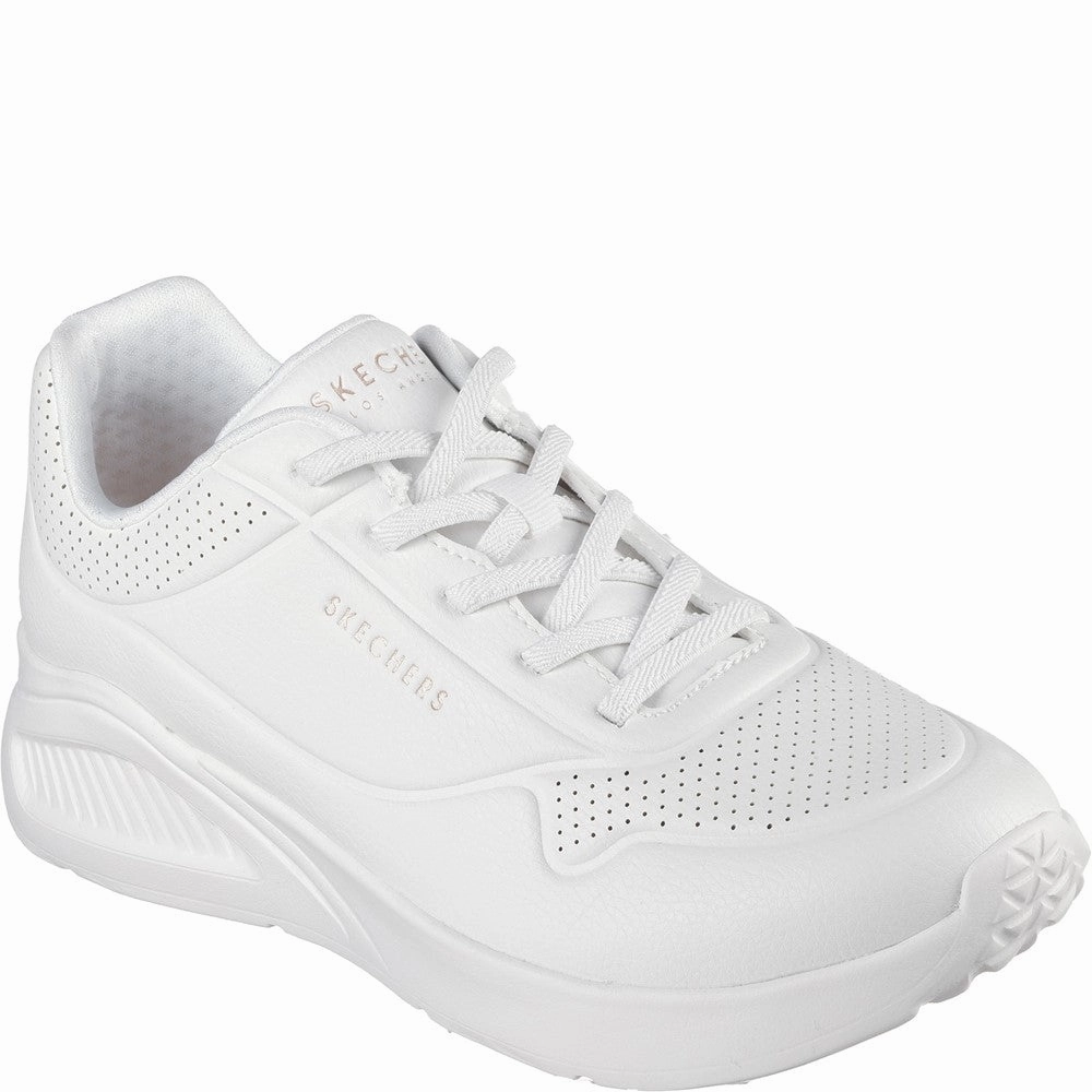 Skechers Uno Lite Lite Work Trainers Lightweight Running Shoes,Slip On Athletic Shoes,Breathable Workout Shoes
