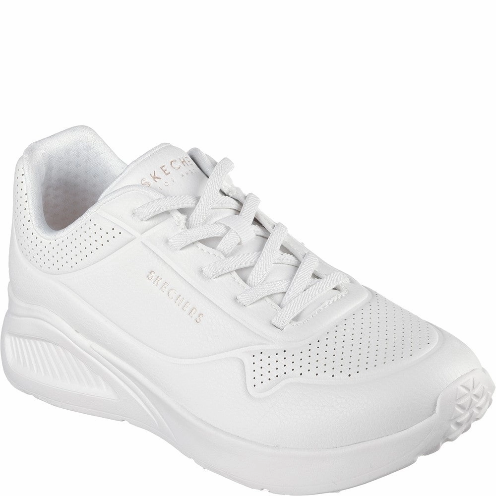 Skechers Uno Lite Lite Work Trainers Lightweight Running Shoes,Slip On Athletic Shoes,Breathable Workout Shoes