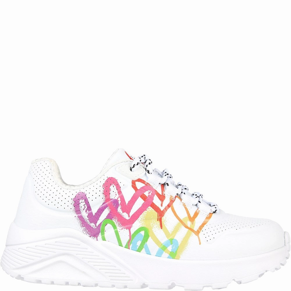 Skechers Uno Lite Love Brights Trainers Girls Sneakers Girls Running Shoes