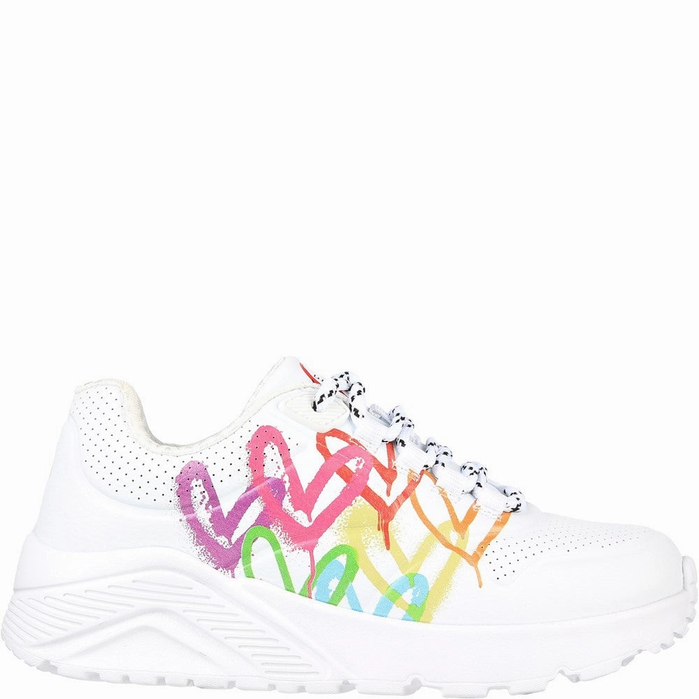 Skechers Uno Lite Love Brights Trainers Girls Sneakers Girls Running Shoes