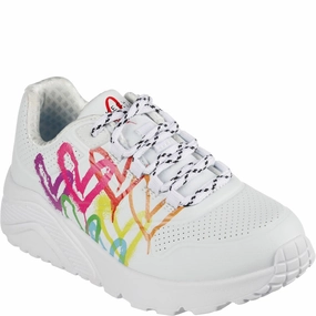 Skechers Uno Lite Love Brights Trainers Kids Tennis Shoes,Toddler Athletic Shoes,Youth Casual Shoes