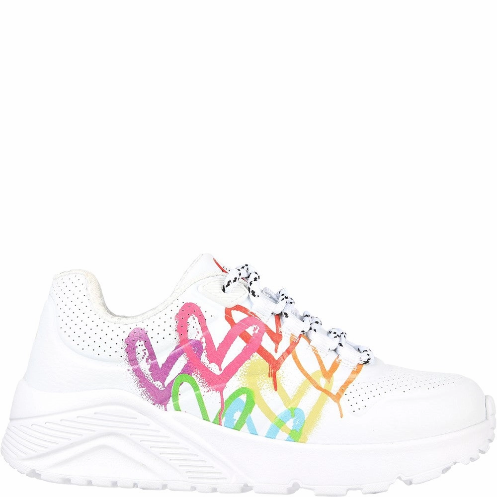 Skechers Uno Lite Love Brights Trainers Girls Sneakers Girls Running Shoes
