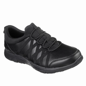Skechers Workwear Ghenter Dagsby Occupational Shoes Lightweight Running Shoes,Slip On Athletic Shoes,Breathable Workout Shoes