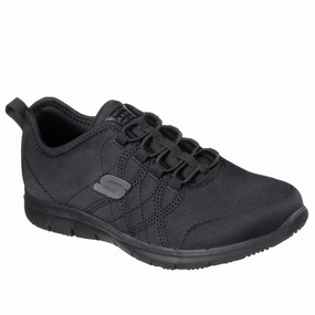 Skechers Workwear Ghenter Srelt Occupational Shoes Lightweight Running Shoes,Slip On Athletic Shoes,Breathable Workout Shoes