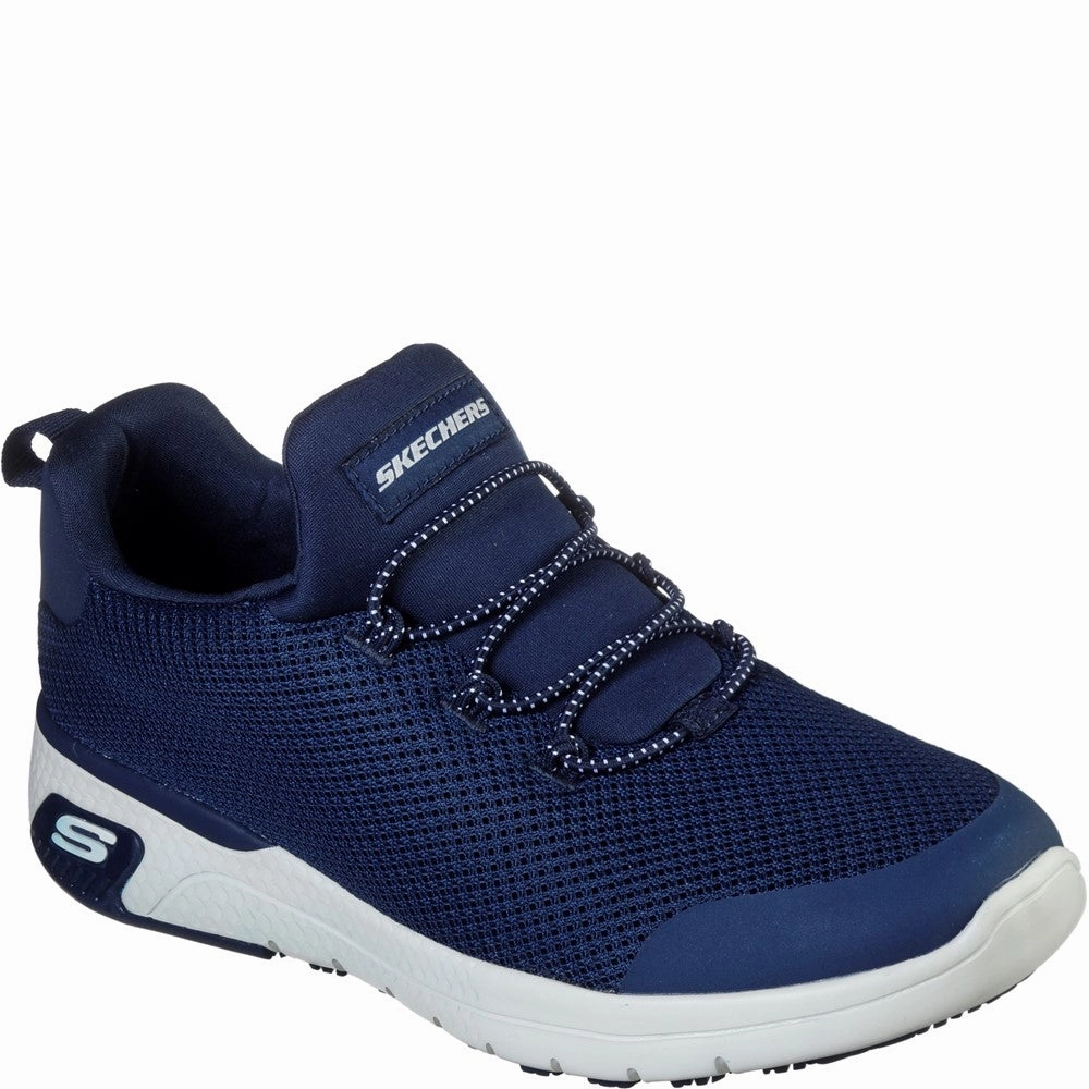 Skechers Workwear Marsing - Waiola SR Trainer Lightweight Running Shoes,Slip On Athletic Shoes,Breathable Workout Shoes