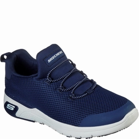Skechers Workwear Marsing - Waiola SR Trainer Lightweight Running Shoes,Slip On Athletic Shoes,Breathable Workout Shoes