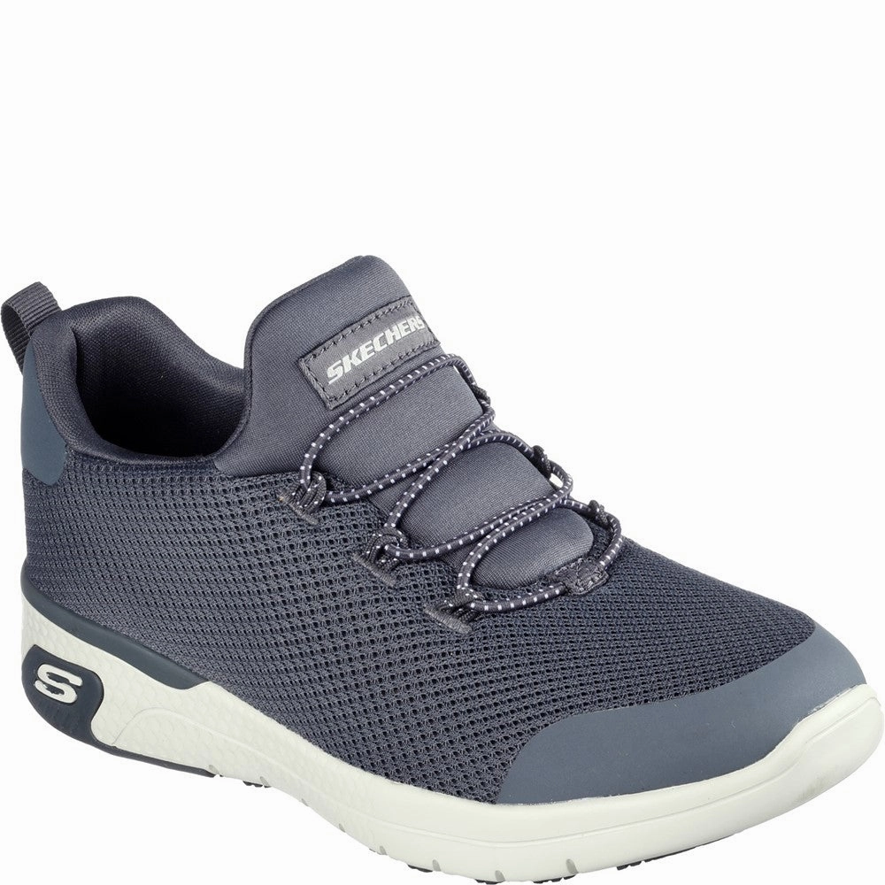 Skechers Workwear Marsing - Waiola SR Trainer Lightweight Running Shoes,Slip On Athletic Shoes,Breathable Workout Shoes