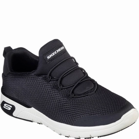 Skechers Workwear Marsing - Waiola SR Trainer Lightweight Running Shoes,Slip On Athletic Shoes,Breathable Workout Shoes