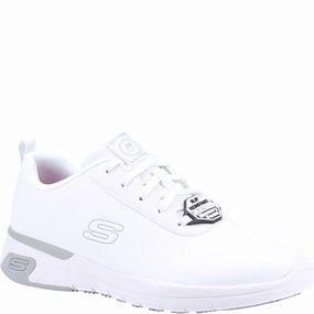 Skechers Workwear Marsing Gmina Slip Resistant Occupational Shoe Lightweight Running Shoes,Slip On Athletic Shoes,Breathable Workout Shoes
