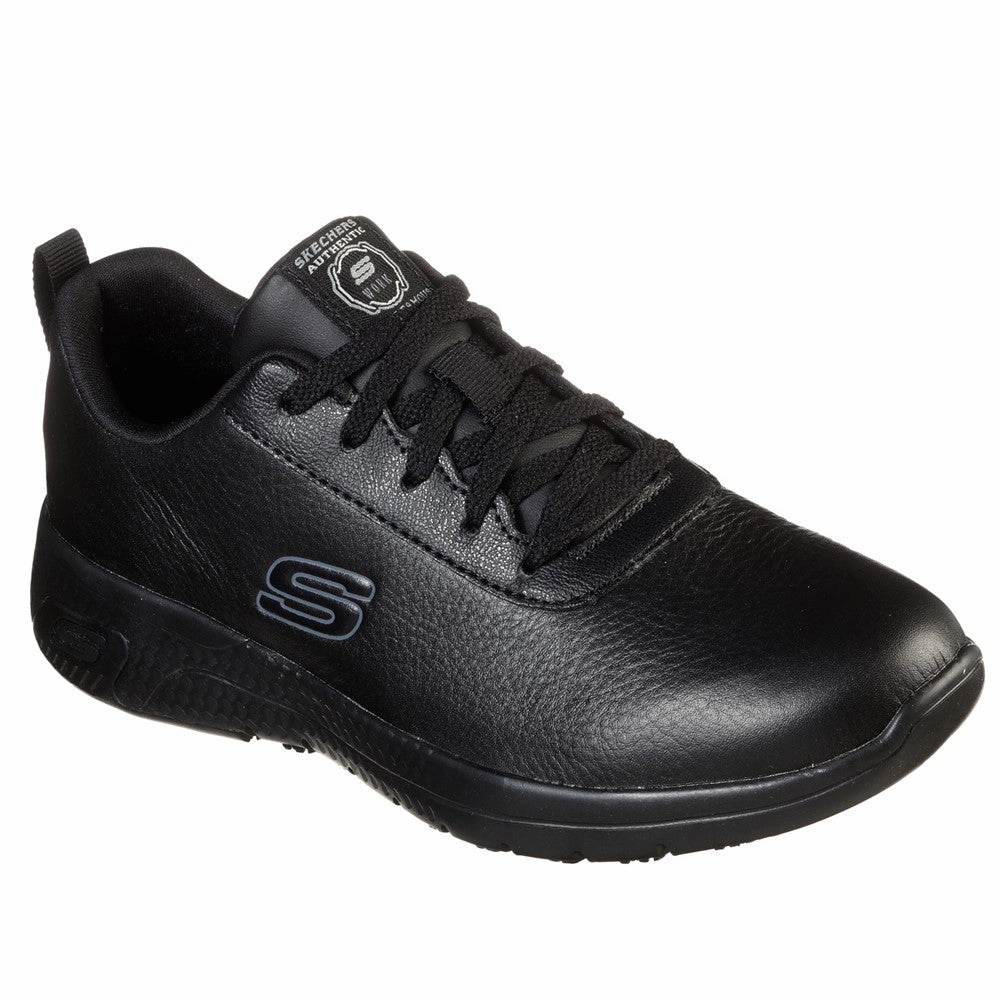 Skechers Workwear Marsing Gmina Slip Resistant Occupational Shoe Lightweight Running Shoes,Slip On Athletic Shoes,Breathable Workout Shoes