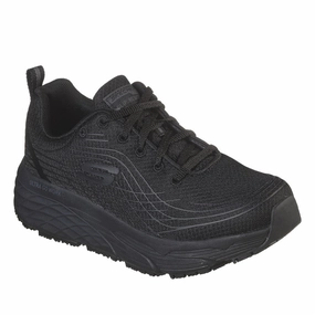 Skechers Workwear Max Cushioning Elite Sr Occupational Shoes Lightweight Running Shoes,Slip On Athletic Shoes,Breathable Workout Shoes