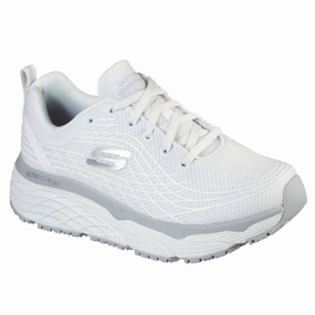 Skechers Workwear Max Cushioning Elite Sr Occupational Shoes Lightweight Running Shoes,Slip On Athletic Shoes,Breathable Workout Shoes
