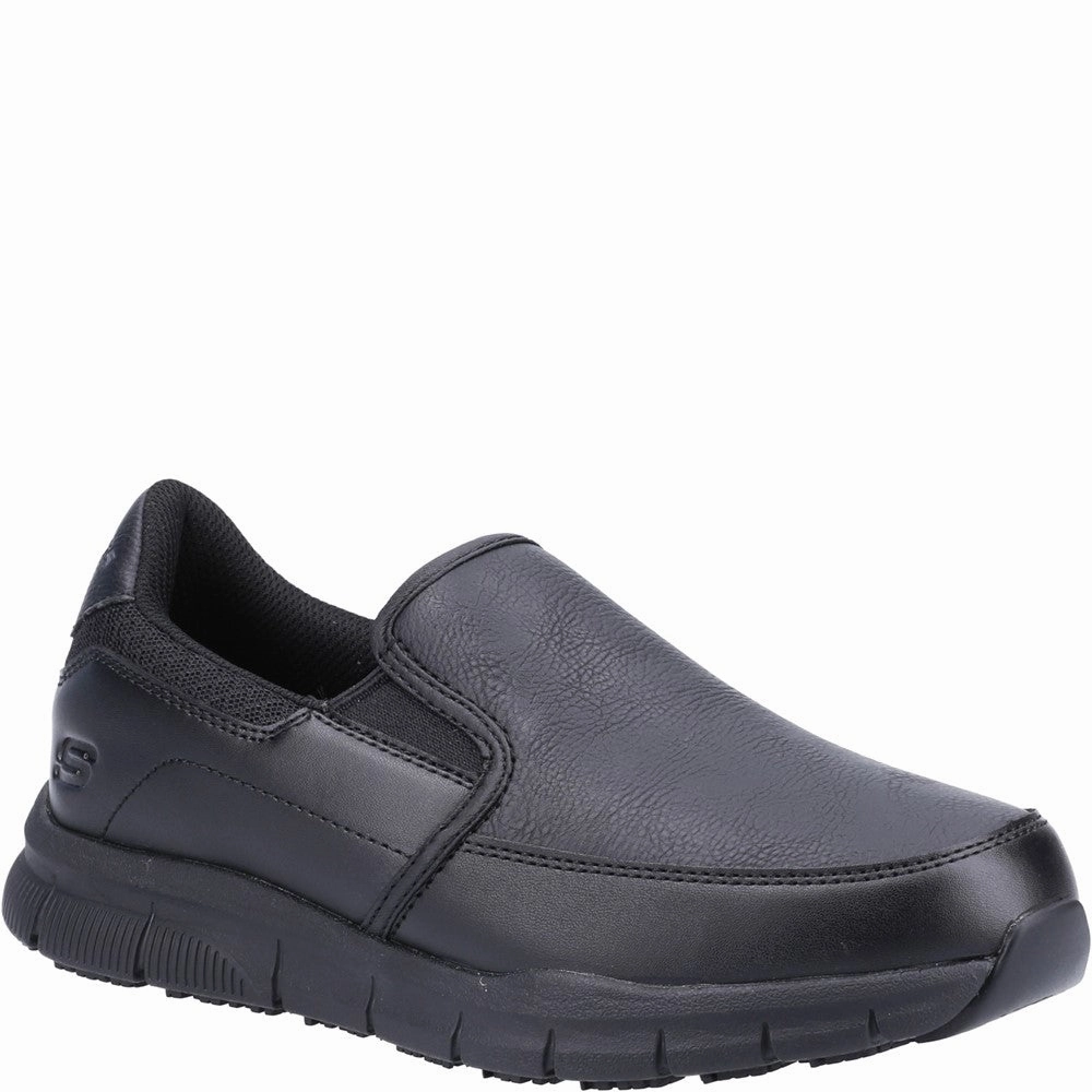 Skechers Workwear Nampa Annod Occupational Shoes Lightweight Running Shoes,Slip On Athletic Shoes,Breathable Workout Shoes