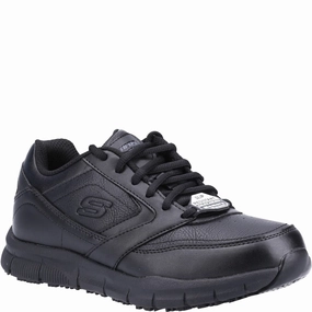 Skechers Workwear Nampa Wyola Occupational Shoes Lightweight Running Shoes,Slip On Athletic Shoes,Breathable Workout Shoes