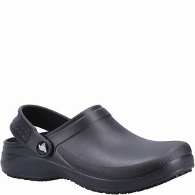 Skechers Workwear Riverbound Pasay Clog Lightweight Running Shoes,Slip On Athletic Shoes,Breathable Workout Shoes