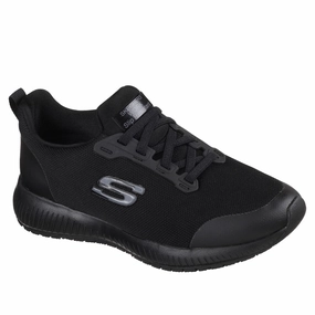 Skechers Workwear Squad SR Occupational Shoe Lightweight Running Shoes,Slip On Athletic Shoes,Breathable Workout Shoes