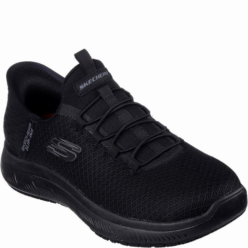 Skechers Workwear Summits SR - Enslee Work Shoe Lightweight Running Shoes,Slip On Athletic Shoes,Breathable Workout Shoes