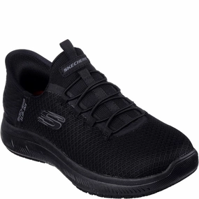 Skechers Workwear Summits SR - Enslee Work Shoe Lightweight Running Shoes,Slip On Athletic Shoes,Breathable Workout Shoes