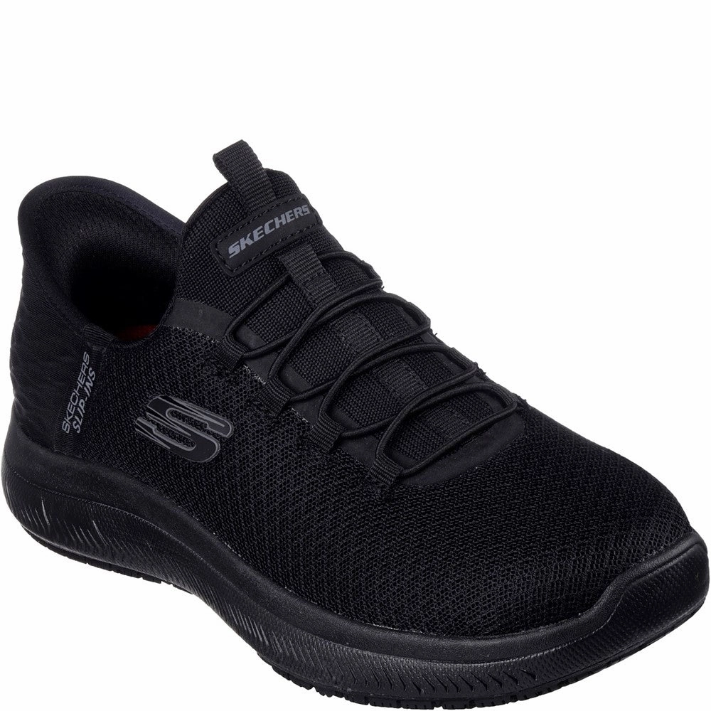 Skechers Workwear Summits SR - Enslee Work Shoe Lightweight Running Shoes,Slip On Athletic Shoes,Breathable Workout Shoes