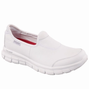 Skechers Workwear Sure Track Slip Resistant Occupational Shoe Lightweight Running Shoes,Slip On Athletic Shoes,Breathable Workout Shoes
